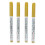 4Stk Goldfarbene Stein-Marker, Spitze, , Plastik 11
