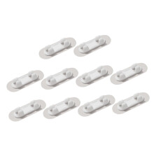 10Pcs Cable Management Clips Self Adhesive Organizers for Desk and Home USB Charger Cords