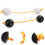 2Paires Instruments Percussion Balles Sable Plastique Usage 6