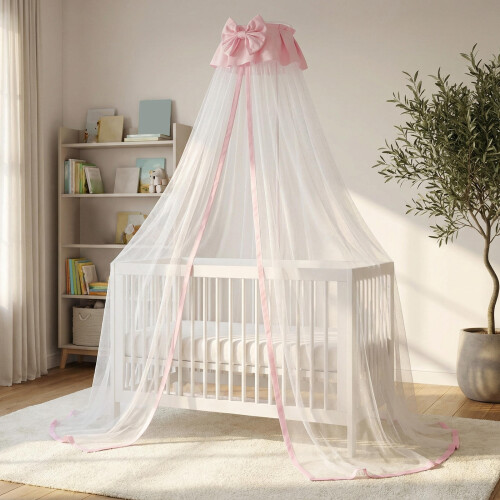 Mosquitonet Met Frame En Strikdecoratie 2