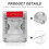 Red Fire Alarm Protective Cover Plastic for Home Emergency Use 4