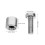 30Sets Durable Wall Mount Standoff Screws for Picture and Sign Frames 2