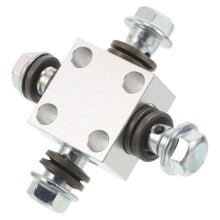Silber Aluminium Hydraulik-Bremsleitung-4- -T-