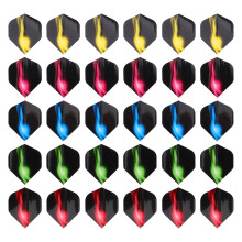 30Stk Standard Dart Flights Pet Set Vielfarbig Für Dartspiele
