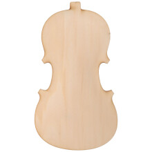 Violon Non Fini Bois Marron Clair Pour Réparation