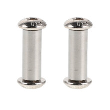 2Pcs Stainless Steel Handle Screw Rivets DIY Replacement