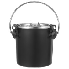 Multi-Use Stainless Steel Charcoal Storage and Food Container