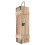 Antique Coffee Wooden Wine Box with Rope Handle and Secure Lock 1