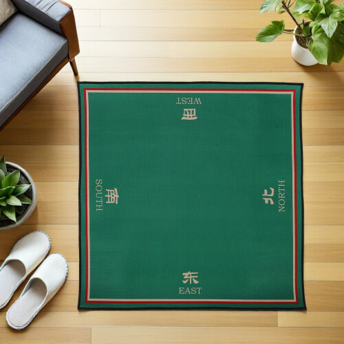 Mahjong Vert Antibruit Lavable Pour Jeux 2