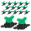30Pcs Green Drip Irrigation Shut-Off Valves Mini Size for Hose Control 1