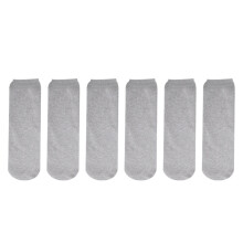 6Pcs Grey Cotton Amputee Socks for Below Knee Residual Limb Comfort
