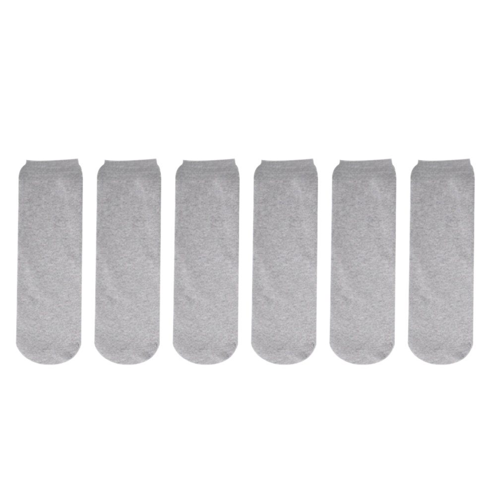 Photos - Braces / Splint / Support 6Pcs Grey Cotton Amputee Socks for Below Knee Residual Limb Comfort