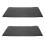 2Pcs Silicone Refrigerator Mat Black Heavy-Duty Mini Fridge Drip Tray 1