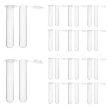 200Pcs Graduated Round Bottom Plastic Centrifuge Tubes for Research