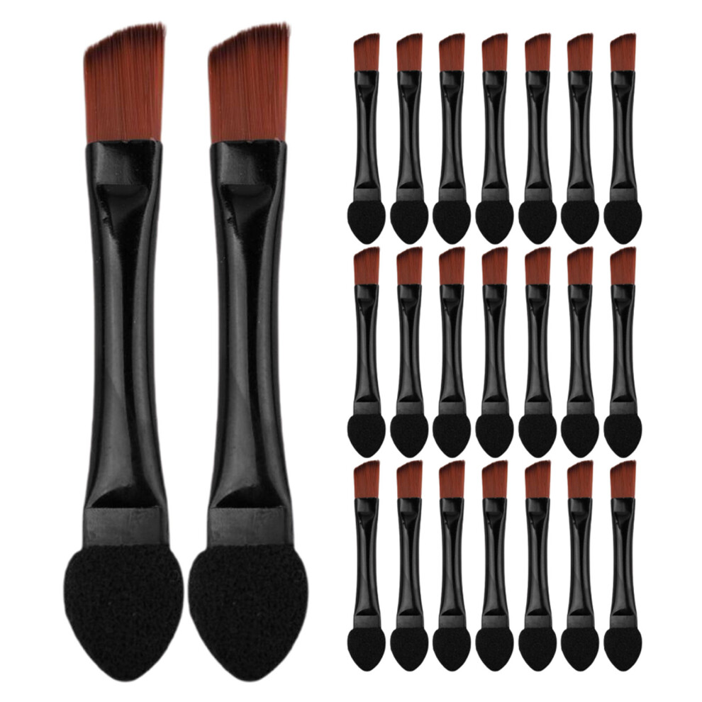 Iplusmile Black 30Pcs Synthetic Fiber Eye Shadow And Angled Eyeliner Brush Set