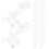 22Pcs Transparent Plastic Valance Clips for Horizontal and Mini Blinds 1