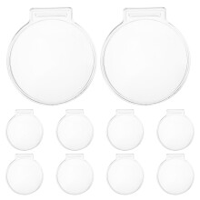 10Pcs Transparent Medal Storage Boxes Acrylic Coin Holder for Awards