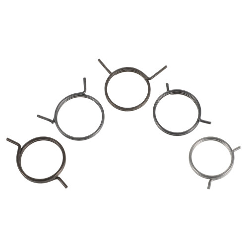 5Pcs Durable Iron Coil Springs for Door Handle Lock Replacement Silver
