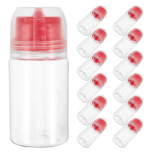 20Pcs Pet Clear Squeeze Bottles with Caps for Travel and Lab Use