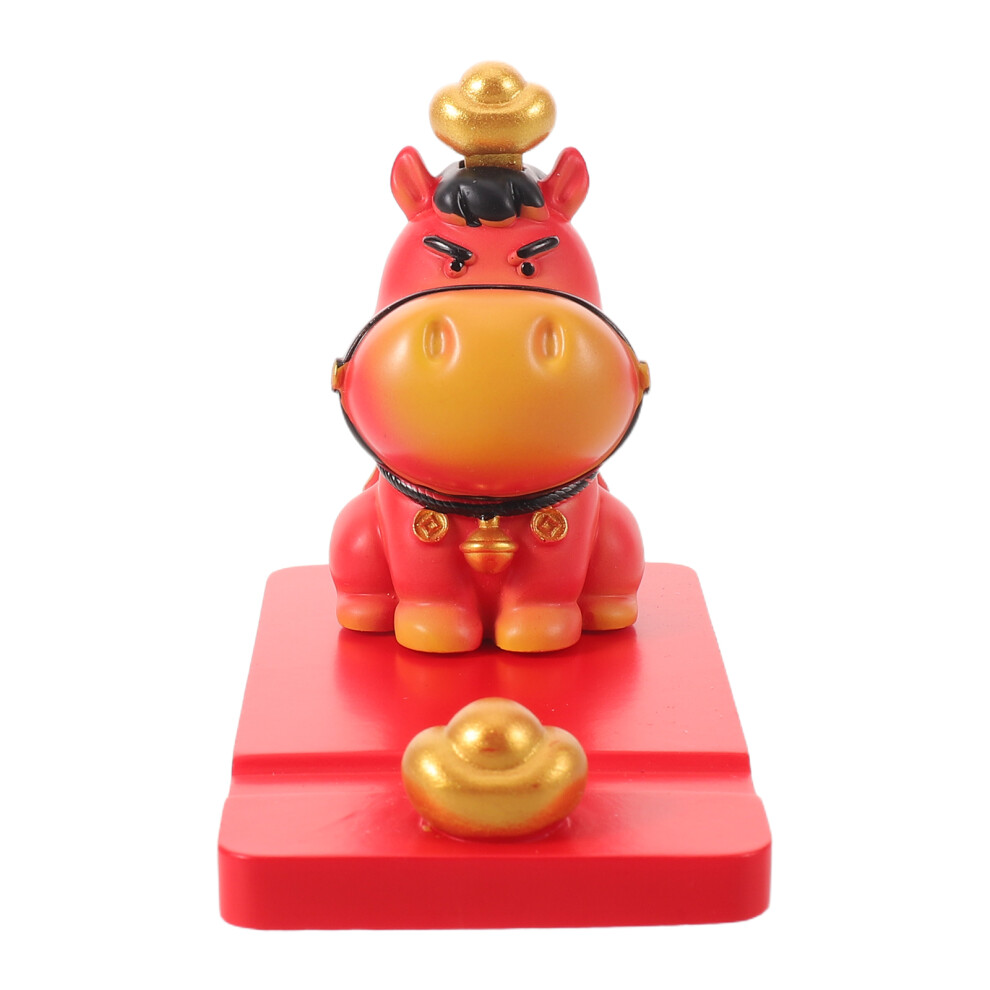 Horse Figurine Mobile Phone Stand Resin Material For Home Desk Use 3752224878725