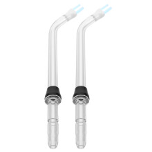 2Pcs Black Acrylic Water Flosser Nozzle Tips Deep Cleaning Jet Heads
