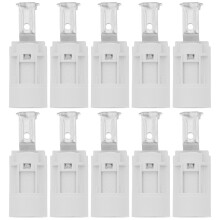 10Pcs E14 Metal Threaded Light Socket Bases for Lamp Repair