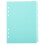 6Pcs Tear-Resistant PP Binder Dividers with Tabs for Notebook Filing 1