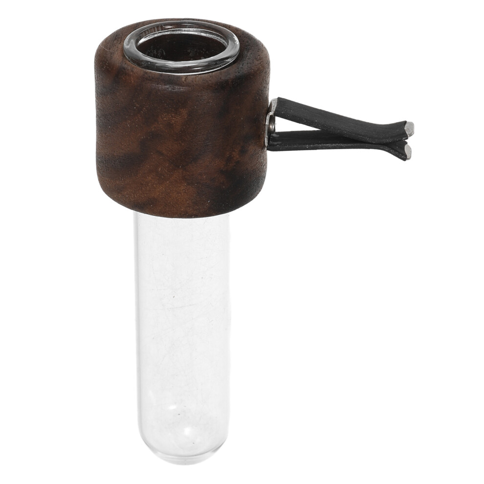 Coffee Wood Glass Car Flower Vase Clip For Car Interior Decoration 3752224899010