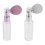 2Pcs Clear Mini Powder Spray Bottles with Precise Airbag Dispensing 10
