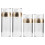 4Pcs Refillable Transparent Airless Pump Jar Plastic Lotion Dispenser 1