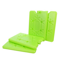 4Pcs Fillable Pe Ice Packs Cooler Blocks for Lunch, Home, and Picnics