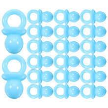 150Pcs Acrylic Baby Pacifier Favors for Boy Baby Shower and Baptism