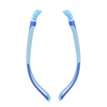 1Pair Silicone Kids Eyeglass Temple Replacement Arms Blue Easy Clip-on