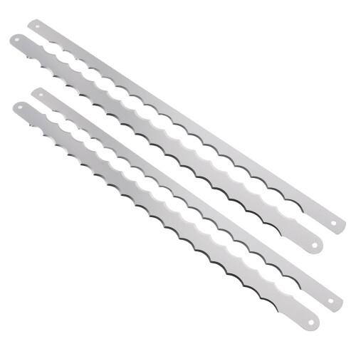 4Pcs Bread Slicing Replacement Stainless Steel Bow Saw Cutter