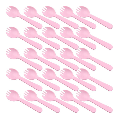 200Pcs Pink Dessert and for Home Use