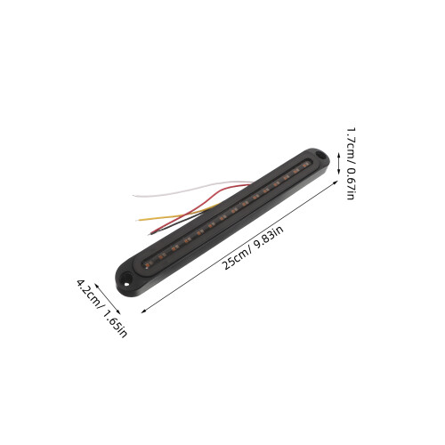 Durable Automotive Tail Light Strip Multi Color for Trucks 1