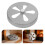 Silver Iron Heating Stove Air Vent Cover Simple Installation 6