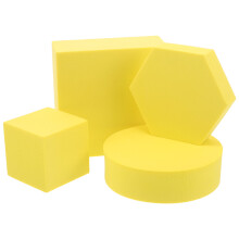 4Pcs Lightweight Foam Geometric Photo Cubes for Home Product Display