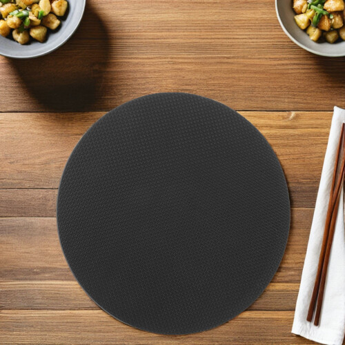 2Pcs Black Kitchen Shock Absorbing Mat Eva for Blender Noise Isolation 2