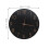 Non-Ticking Black Wall Clock Wood Frame Minimalist Design for Home 2