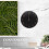 Non-Ticking Black Wall Clock Wood Frame Minimalist Design for Home 5