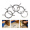 5Pcs Durable Iron Coil Springs for Door Handle Lock Replacement Silver 11