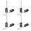 8Pcs Durable Plastic Lamp Holder Socket for DIY Hanging Light Fixtures 10