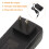 Black Nail Lamp Adapter Cord Lightweight Replacement for Home Use 4