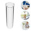 5Pcs Clear Glass Hydroponic Flower Test Tubes for Desktop Decor 7