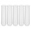 5Pcs Clear Glass Hydroponic Flower Test Tubes for Desktop Decor 10