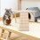 Small Wooden Hamster Ladder Platform for Cage Exploration 8