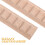 12Pcs Light Brown Solid Wood Trim Strips for DIY Cabinet Shelf Edging 5