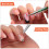 1Set Multi Resin Nail Studs Kit with Dotting Pens for Manicure Decor 4