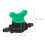30Pcs Green Drip Irrigation Shut-Off Valves Mini Size for Hose Control 2